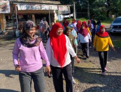 Gelar Jalan Santai Setiap Sabtu, PKM Parangloe Ajak Masyarakat Hidup Sehat
