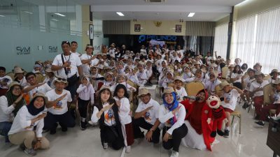 100 Siswa SD di Makassar Ikut Field Trip to Port dalam Semarak HUT RI ke-78
