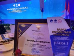 Terbaik Ketiga Nasional Aplikasi SiCantik Cloud, Koleksi Penghargaan Gowa Bertambah