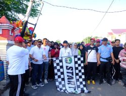 Lepas Peserta Jalan Santai HUT RI, Karaeng Kio : Semangat Kebersamaan Kekuatan Utama Bangun Gowa 