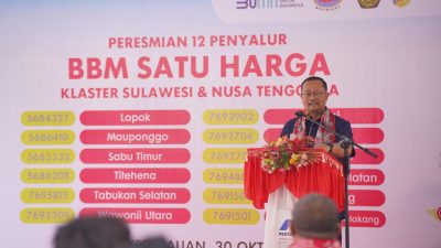 Pertamina Patra Niaga Resmikan 40 Titik BBM Satu Harga di Indonesia, Penuhi Kebutuhan Energi Masyarakat Sulawesi