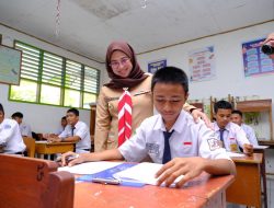 Bupati Gowa Pastikan Pelaksanaan Ujian Sekolah Berjalan Lancar, Tinjau Beberapa Titik Sekolah