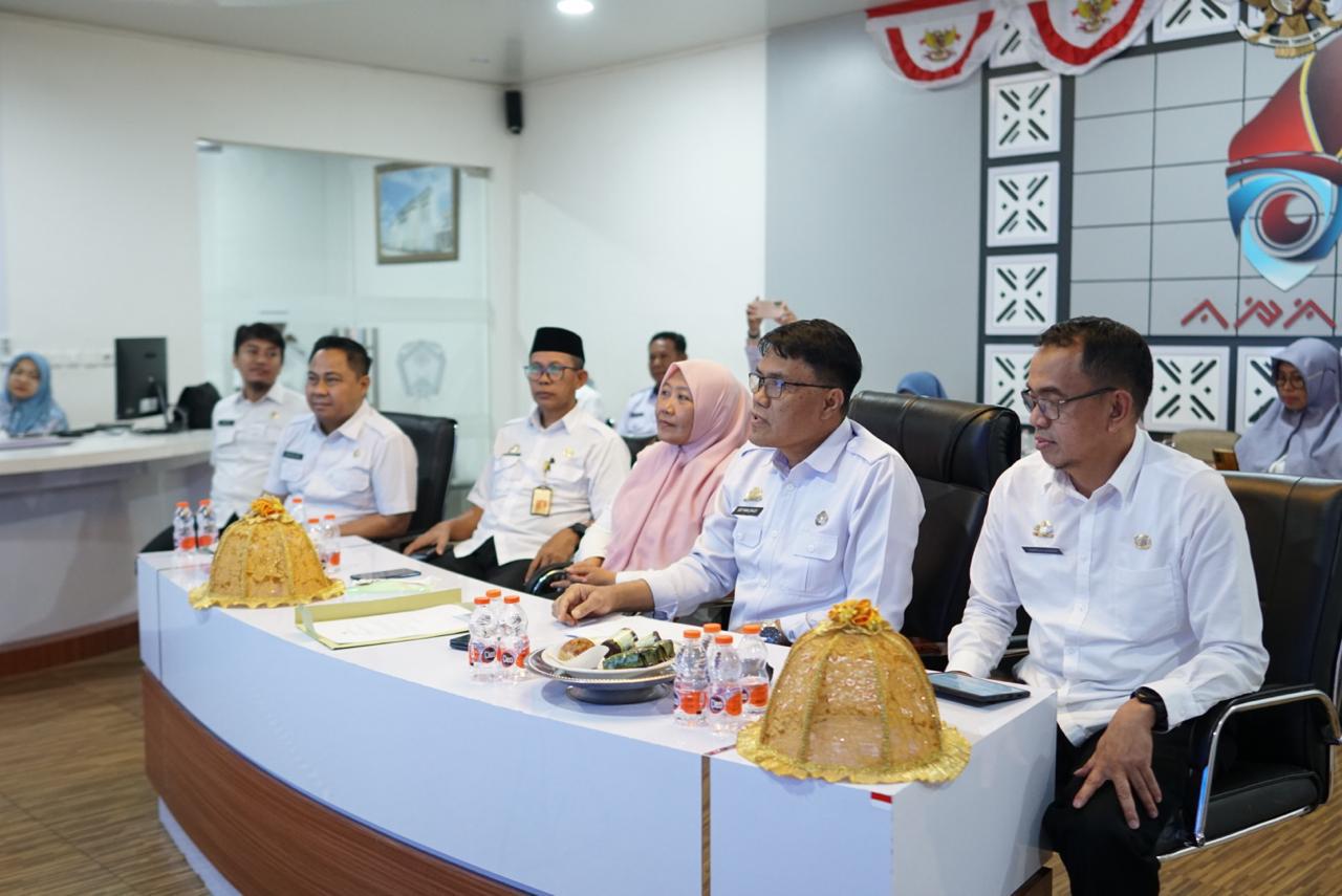 Pemaparan pada Penilaian Kinerja Aksi Konvergensi Penurunan Stunting, di Peace Room A’Kio, pada Rabu, 28 Mei 2025.