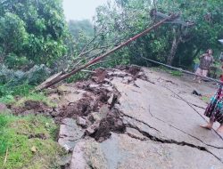 Tanah Bergerak Landa Dusun Bena’ Toraja, BPBD Sulsel Kirim Bantuan dan Koordinasi Penanganan