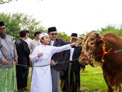 Sekda Sulsel Salat Iduladha di Masjid Kubah 99 Asmaul Husna, Saksikan Sapi Kurban Presiden Prabowo