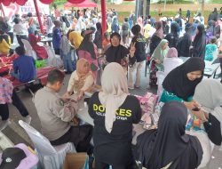 Semarak HUT Bhayangkara ke-79, Polres Gowa Hadirkan Pemeriksaan Kesehatan, Pengobatan Gratis, dan Pembagian Kacamata Baca di CFD