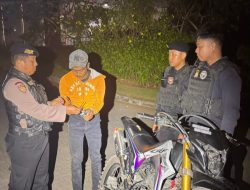 Pemuda Bersenjata Busur Tertangkap Patroli Presisi Polres Gowa