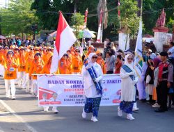 71 Tim dari SKPD Pemkab Gowa, Instansi Hingga Organisasi Ramaikan Gerak Jalan HUT RI