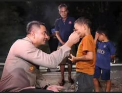 Dua Bocah Pemungut Sisa Makanan saat Perayaan HUT Kemerdekaan yang Viral, Didatangi Kapolres Gowa