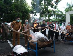 Pemkab-Kejari Gowa Lakukan Pemusnahan Rupiah Palsu, Harap Edukasi Penggunan Digitalisasi Dilakukan